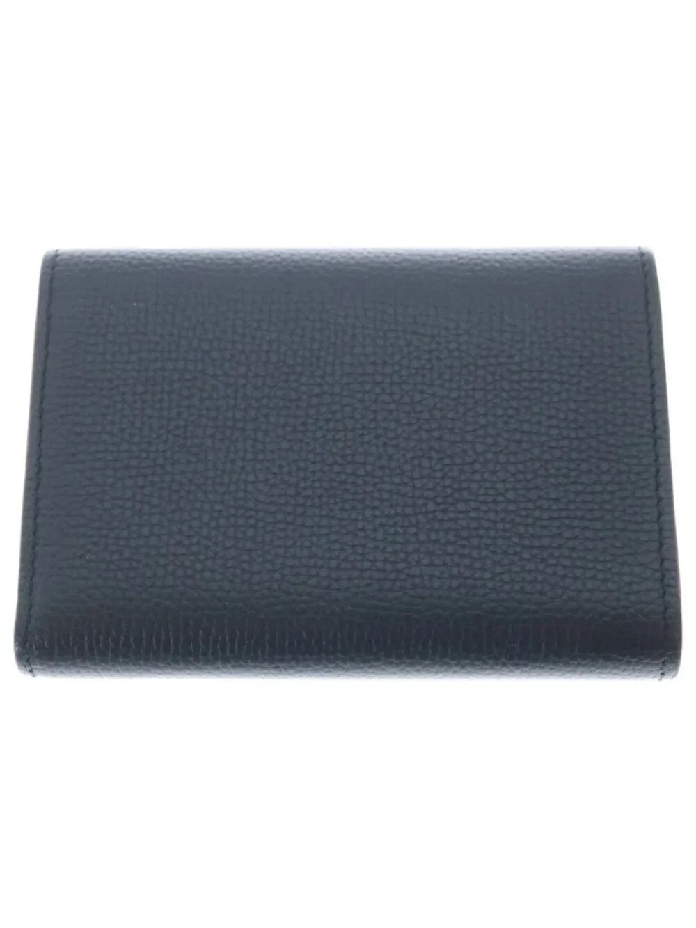 Loewe Anagram Trifold Compact Wallet Silver Black